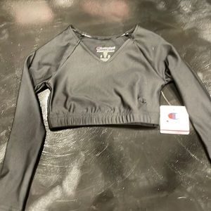 Champion Girls Long Sleeve Crop Top
